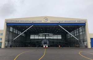Royal Air Force A400M Showcased in Kazakhstan