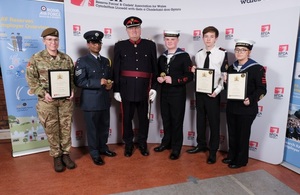 Lord-Lieutenant of South Glamorgan Awards. Copyright RFCA for Wales.