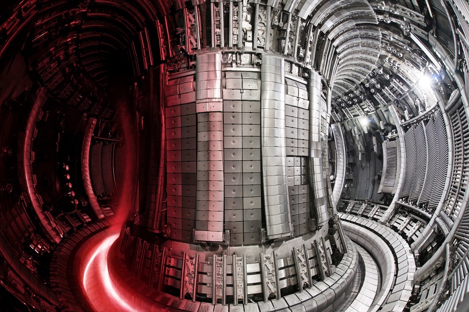 JET interior with superimposed plasma - Credit UKAEA / EUROfusion