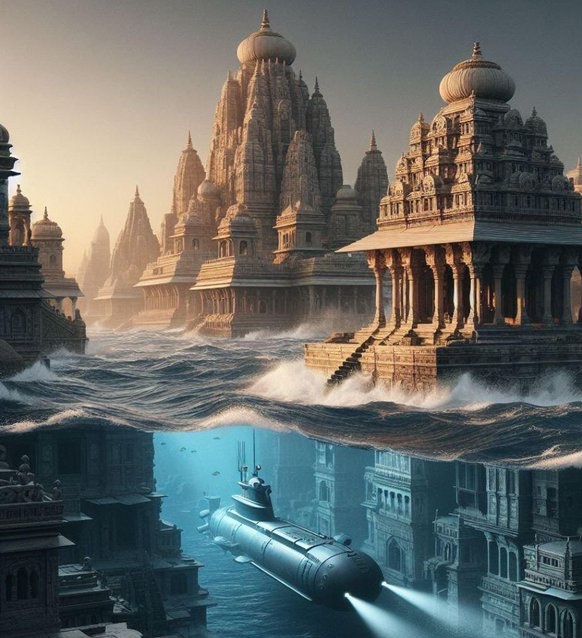 Submarine Tourism For Dwarka Darshan