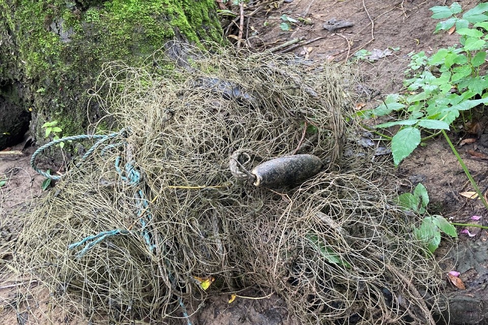 Net seized during the operation