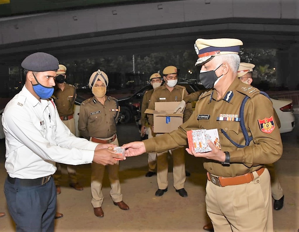 Sweets Distribution by Police Commissioner on Diwali