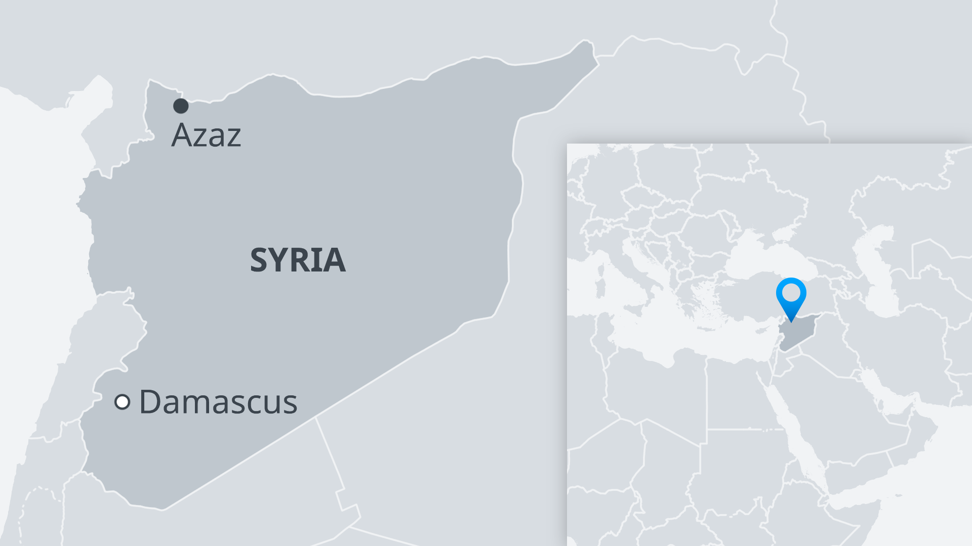Terrorist Attack Near Azaz, Syria