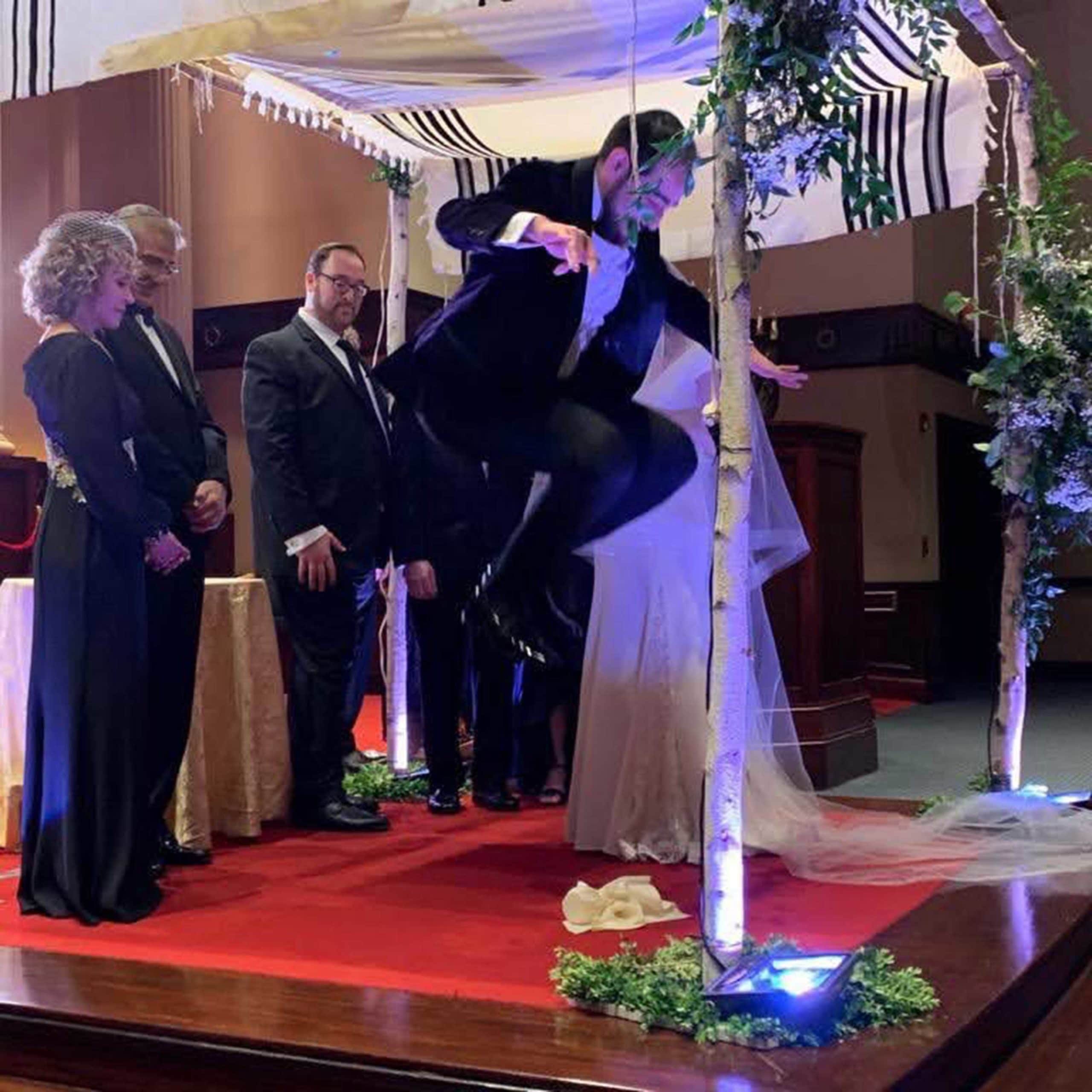 The Customary Breaking of the Glass Under the Chuppah