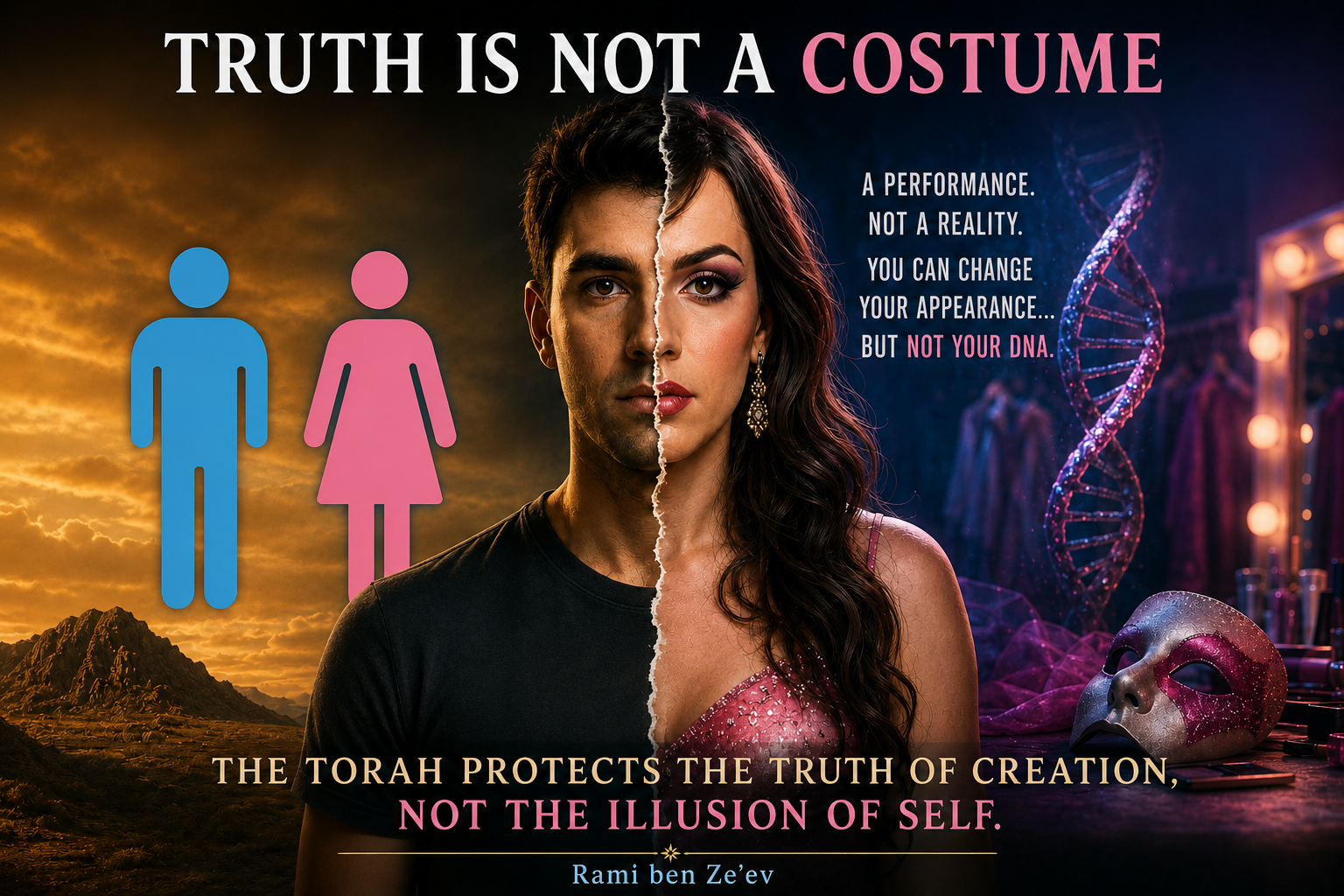 The Masquerade of Modern Identity: What Torah Teaches About Cross-Dressing and Transgenderism