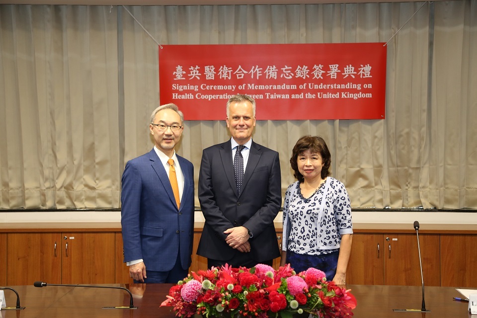 The MOU on Health Cooperation Between the UK and Taiwan