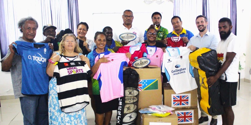 UK Backs Rugby Development in Solomon Islands with SOS Kit Aid