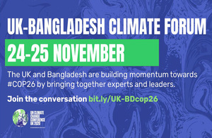 UK-Bangladesh Climate Partnership Forum Launches Virtual Series