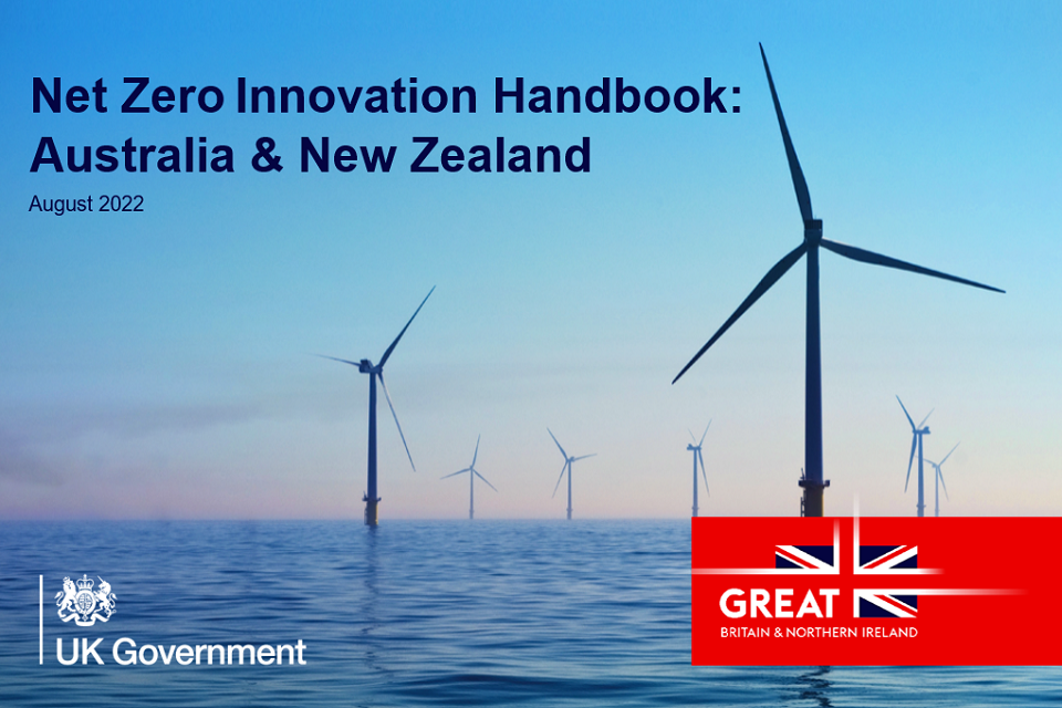 The Net Zero Handbook will match UK expertise to Australian and New Zealand businesses who face net zero challenges