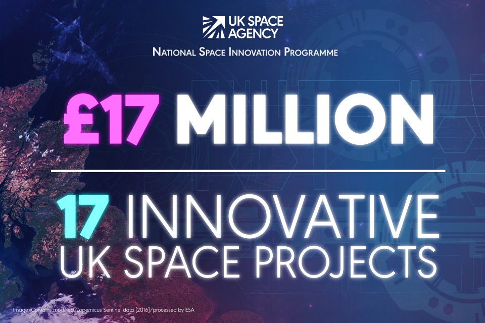 UK Space Agency Invests £17 Million of Taxpayers' Money to Drive Next Wave of Space Innovation