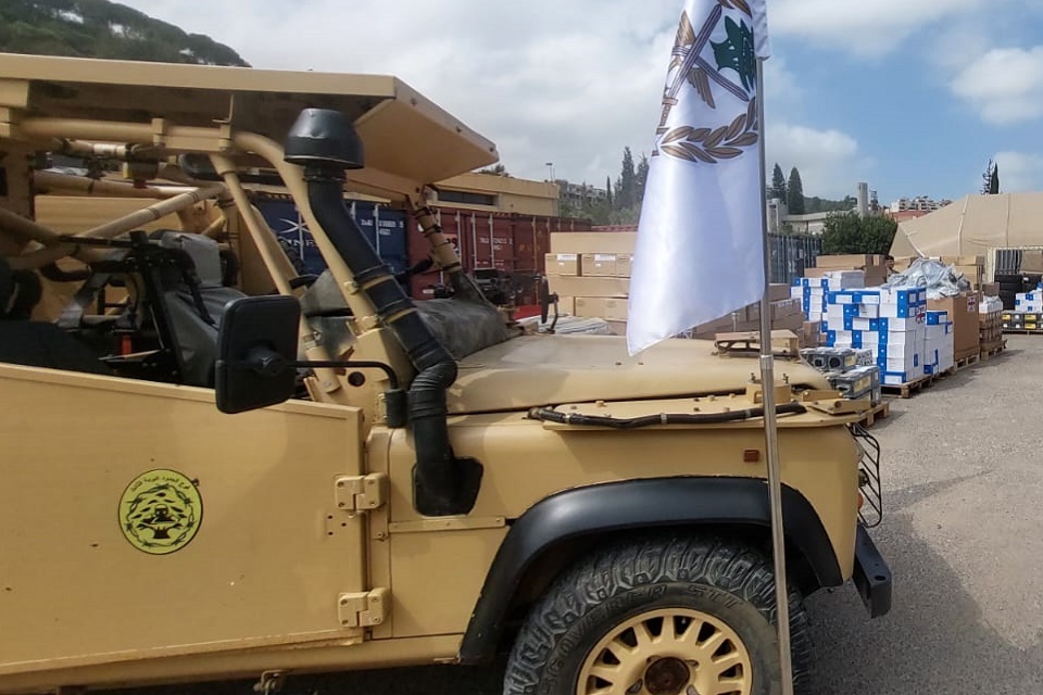 UK Taxpayers Donate Equipment to the Lebanese Army