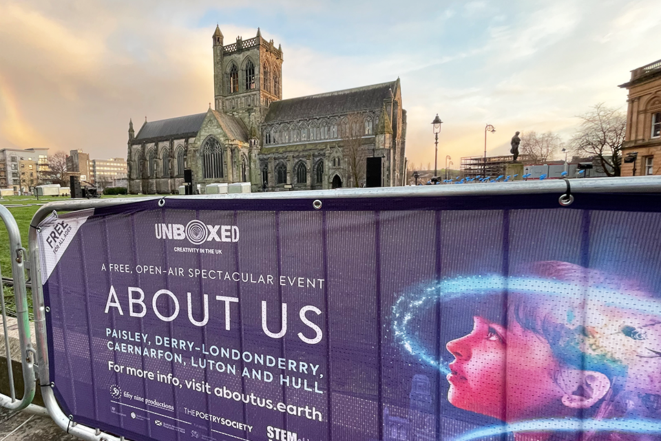 UNBOXED: Creativity in the UK Launches Today in Scotland
