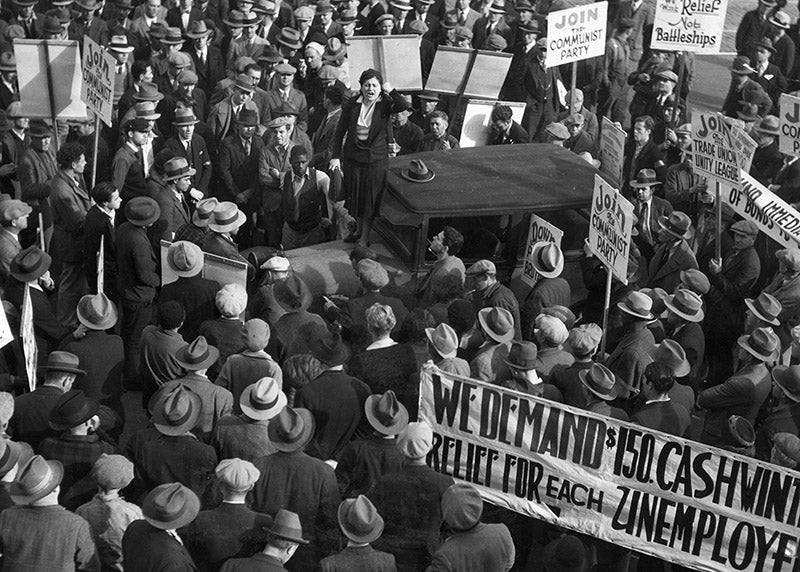 Communist Party Rally in San Francisco, CA - 1930