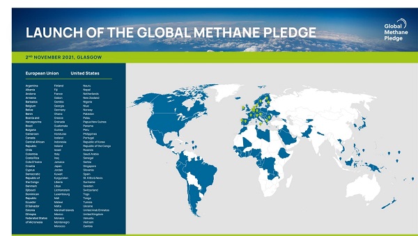 United States Welcomes Five New Champions in Global Methane Pledge