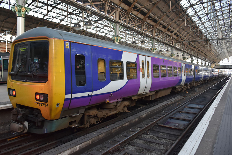 A Class 323 unit similar to that involved in the incident