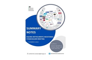VMD Hosts Second Equine Anthelmintic Resistance Stakeholder Meeting