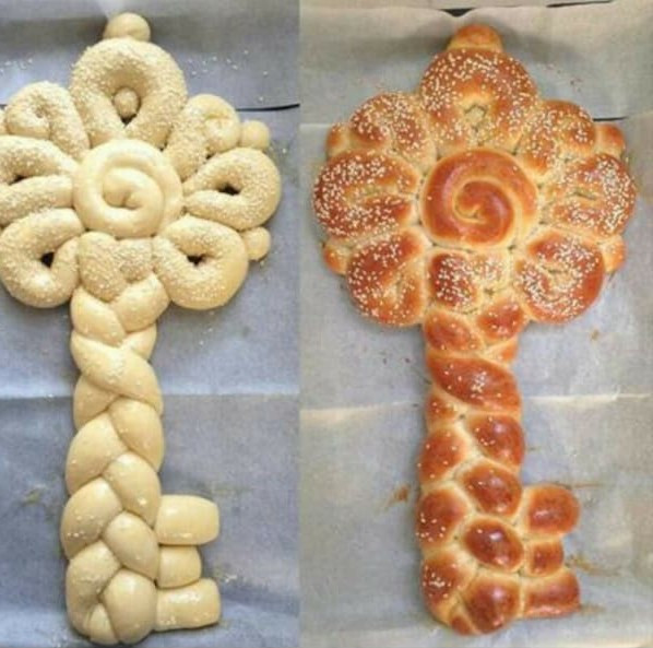 What is the Meaning Behind Schlissel Challah?