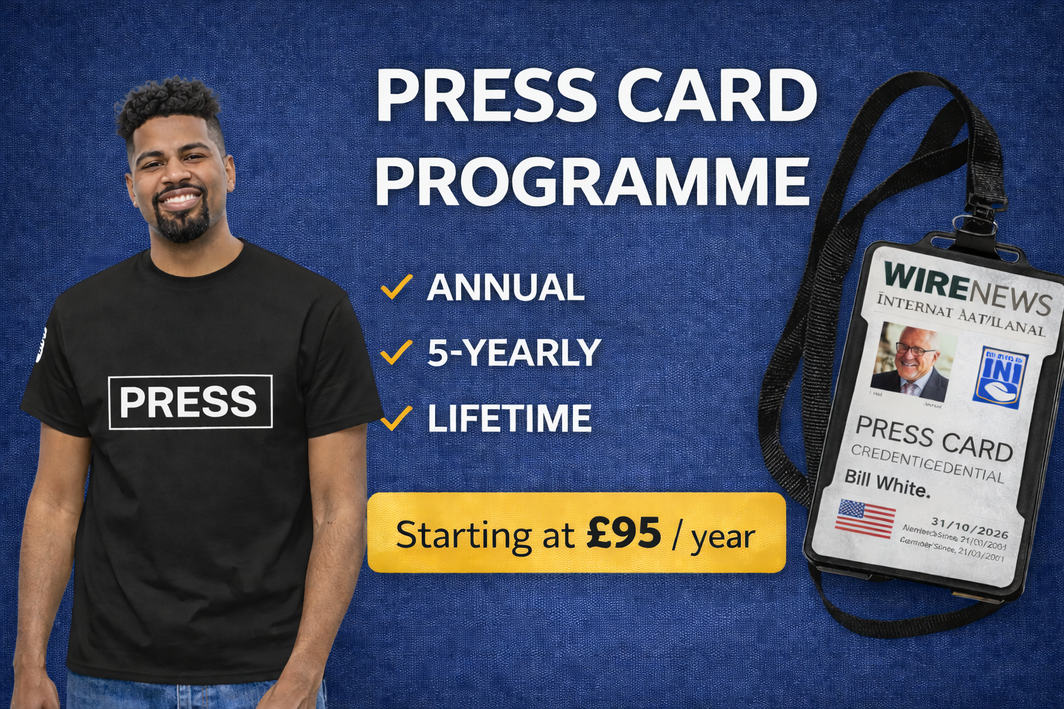 WireNews Offers Long-Standing International Press Card Programme