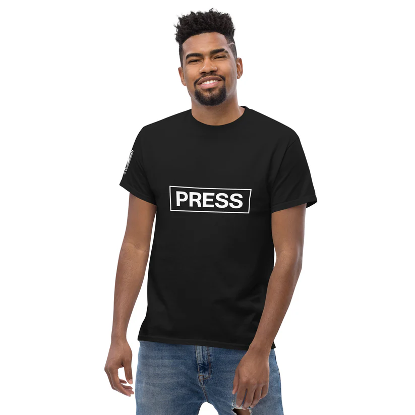 WireNews Press Card Programme Offers Official PRESS T-Shirts