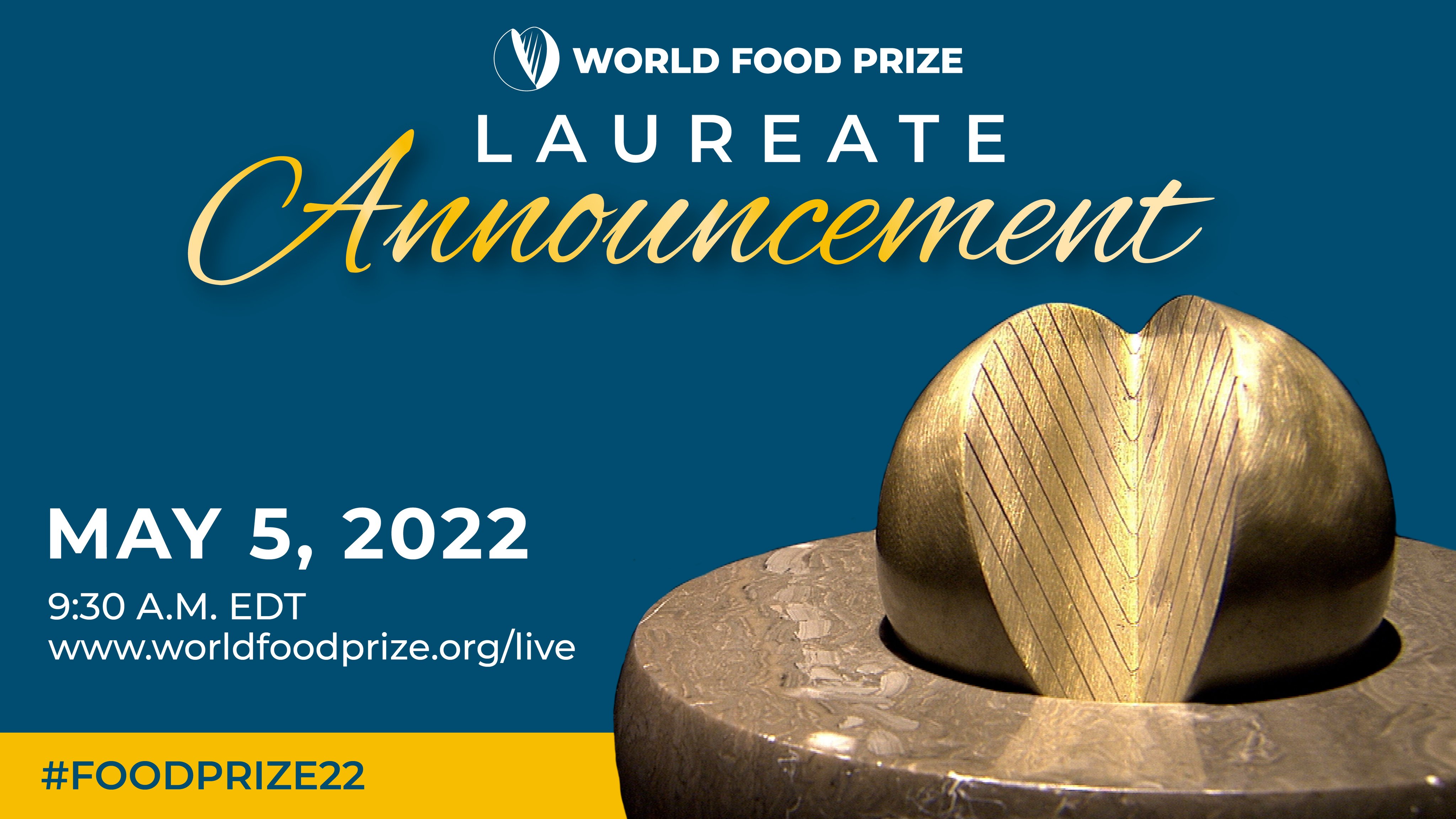World Food Prize Laureate Announcement Ceremony
