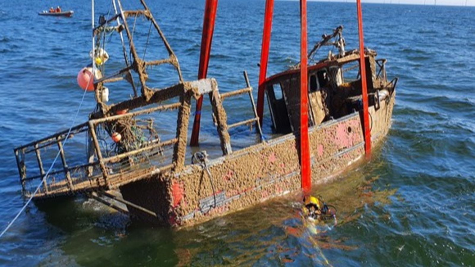 Wreck of Nicola Faith Donated to Cranfield University
