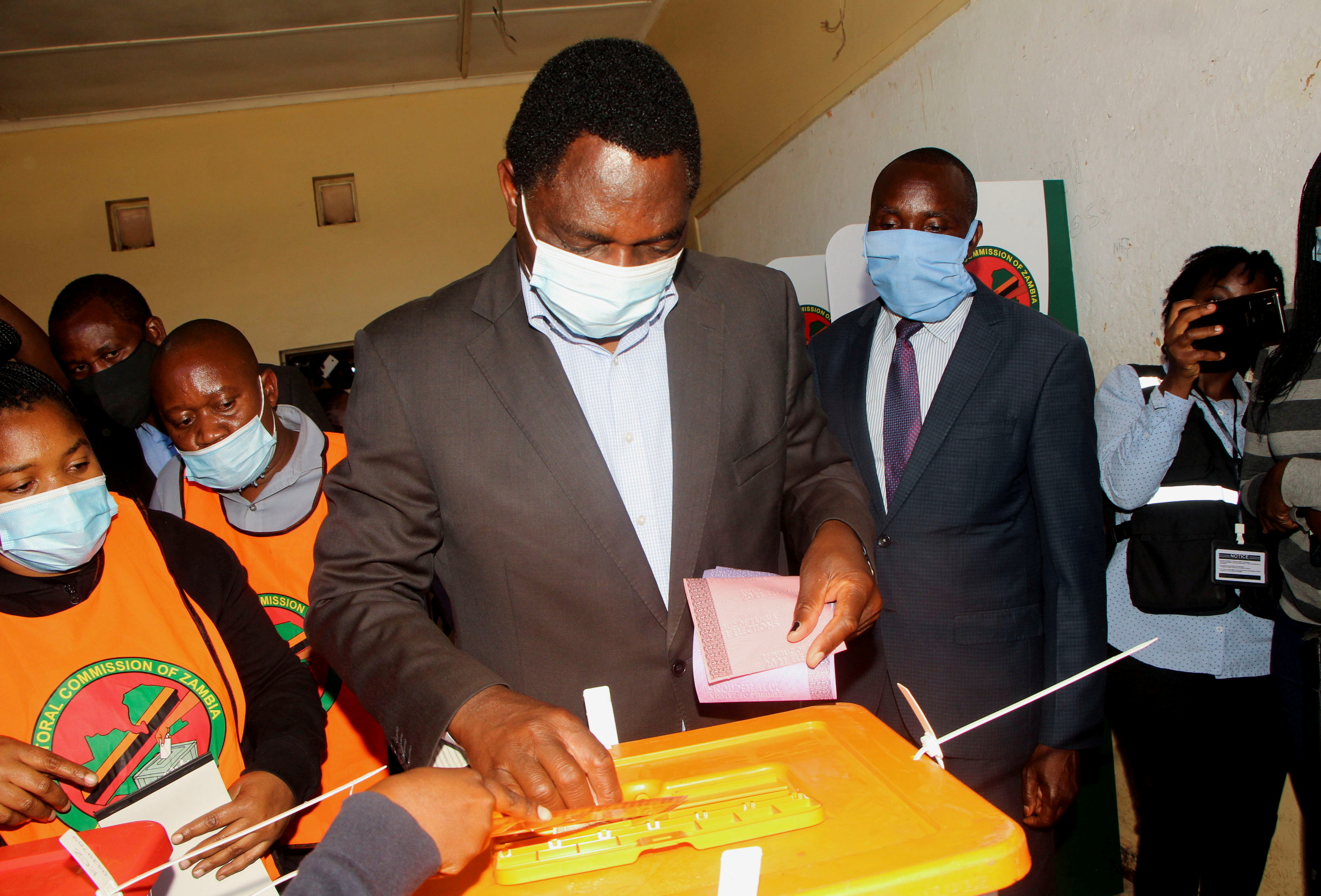 President-elect Hakainde Hichilema