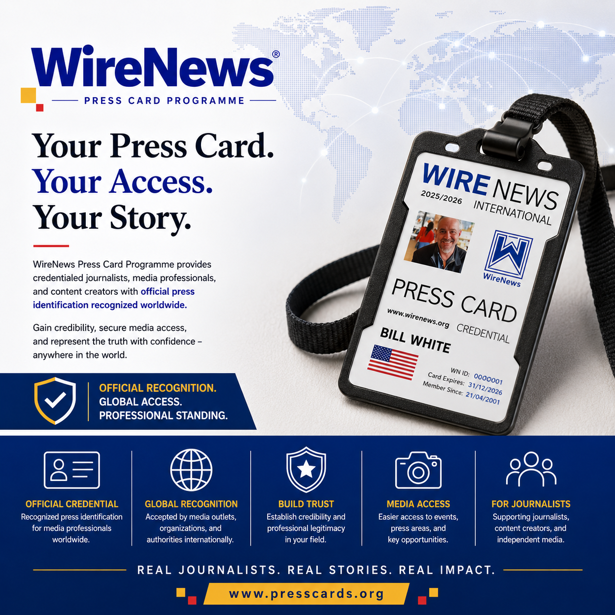 WireNews Press Cards